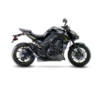 LEOVINCE AUSPUFFSCHALLDAMPFER LV-10 BLACK EDITION KAWASAKI Z1000 17-20 EDELSTAHL