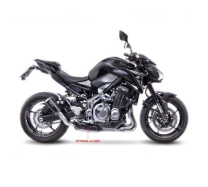 LEOVINCE AUSPUFFSCHALLDAMPFER LV-10 BLACK EDITION KAWASAKI Z900 17-19 EDELSTAHL