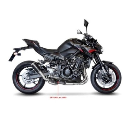 LEOVINCE AUSPUFFSCHALLDAMPFER LV-10 BLACK EDITION KAWASAKI Z900 20-24 EDELSTAHL