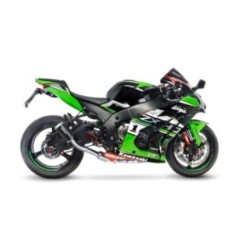 LEOVINCE AUSPUFFSCHALLDAMPFER LV-10 BLACK EDITION KAWASAKI ZX-10R NINJA 21-23 EDELSTAHL