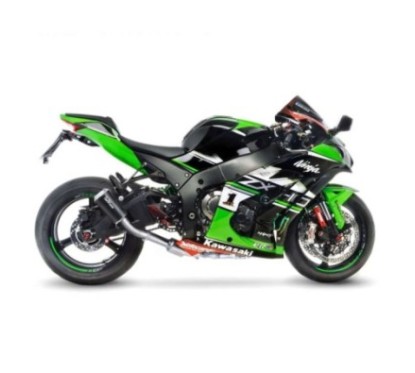 LEOVINCE AUSPUFFSCHALLDAMPFER LV-10 BLACK EDITION KAWASAKI ZX-10R NINJA 21-23 EDELSTAHL