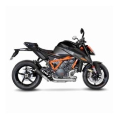 LEOVINCE EXHAUST MUFFLER LV-10 BLACK EDITION KTM 1290 SUPER DUKE RR 22-23 STAINLESS STEEL