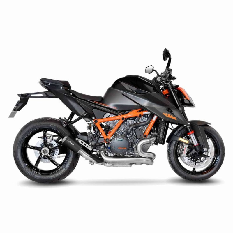 LEOVINCE EXHAUST MUFFLER LV-10 BLACK EDITION KTM 1290 SUPER DUKE RR 22-23 STAINLESS STEEL