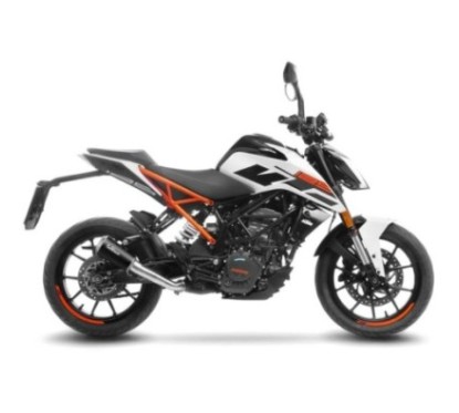 LEOVINCE AUSPUFFSCHALLDAMPFER LV-10 BLACK EDITION KTM DUKE 125 17-20 EDELSTAHL