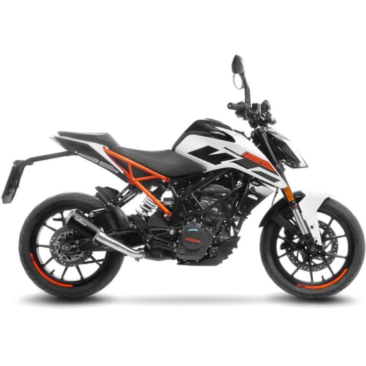 LEOVINCE TERMINALE SCARICO LV-10 BLACK EDITION PER KTM DUKE 125 17-20 INOX