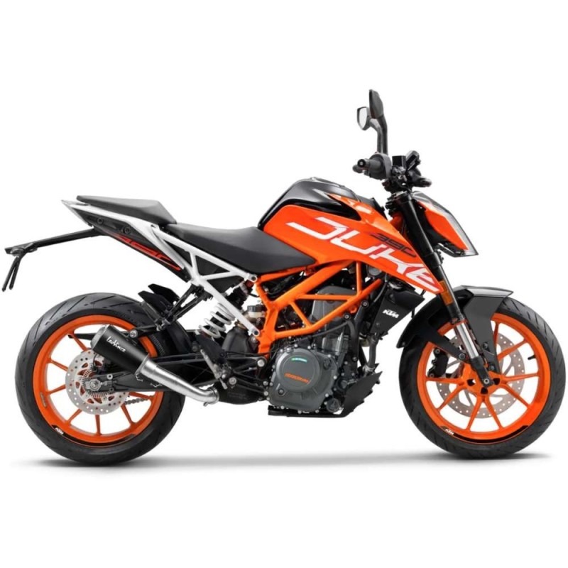 LEOVINCE AUSPUFFSCHALLDAMPFER LV-10 BLACK EDITION KTM DUKE 390 17-20 EDELSTAHL