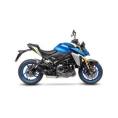 LEOVINCE AUSPUFFSCHALLDAMPFER LV-10 BLACK EDITION SUZUKI GSX-S 1000 21-24 EDELSTAHL