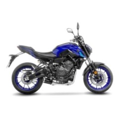 LEOVINCE AUSPUFFSCHALLDAMPFER LV-10 BLACK EDITION YAMAHA MT-07 21-24 EDELSTAHL