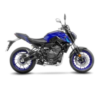 LEOVINCE AUSPUFFSCHALLDAMPFER LV-10 BLACK EDITION YAMAHA MT-07 21-24 EDELSTAHL