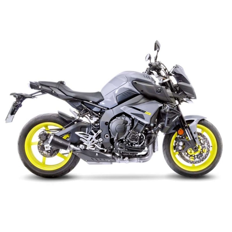 LEOVINCE AUSPUFFSCHALLDAMPFER LV-10 BLACK EDITION YAMAHA MT-10 16-20 EDELSTAHL