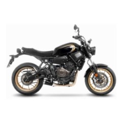 LEOVINCE AUSPUFFSCHALLDAMPFER LV-10 BLACK EDITION YAMAHA XSR700 XTRIBUTE 21-23 EDELSTAHL