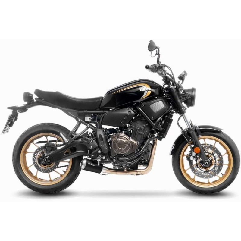 LEOVINCE AUSPUFFSCHALLDAMPFER LV-10 BLACK EDITION YAMAHA XSR700 XTRIBUTE 21-23 EDELSTAHL