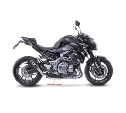 LEOVINCE TERMINALE SCARICO LV-10 CARBON FIBER KAWASAKI Z900 17-19 FIBRA DI CARBONIO