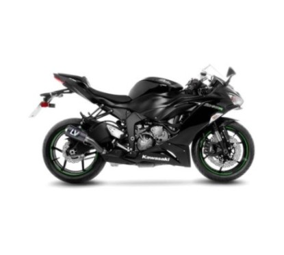 LEOVINCE AUSPUFFSCHALLDAMPFER LV-10 KOHLEFASER KAWASAKI ZX-6R 636 NINJA 13-16 KOHLEFASER