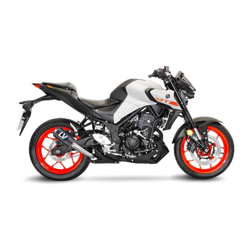 LEOVINCE TERMINALE SCARICO LV-10 CARBON FIBER YAMAHA MT-03 2020 FIBRA DI CARBONIO