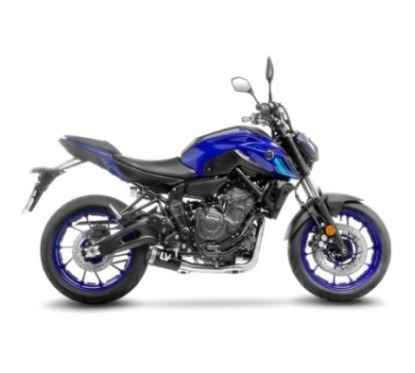 LEOVINCE TERMINALE SCARICO LV-10 CARBON FIBER YAMAHA MT-07 21-24 FIBRA DI CARBONIO