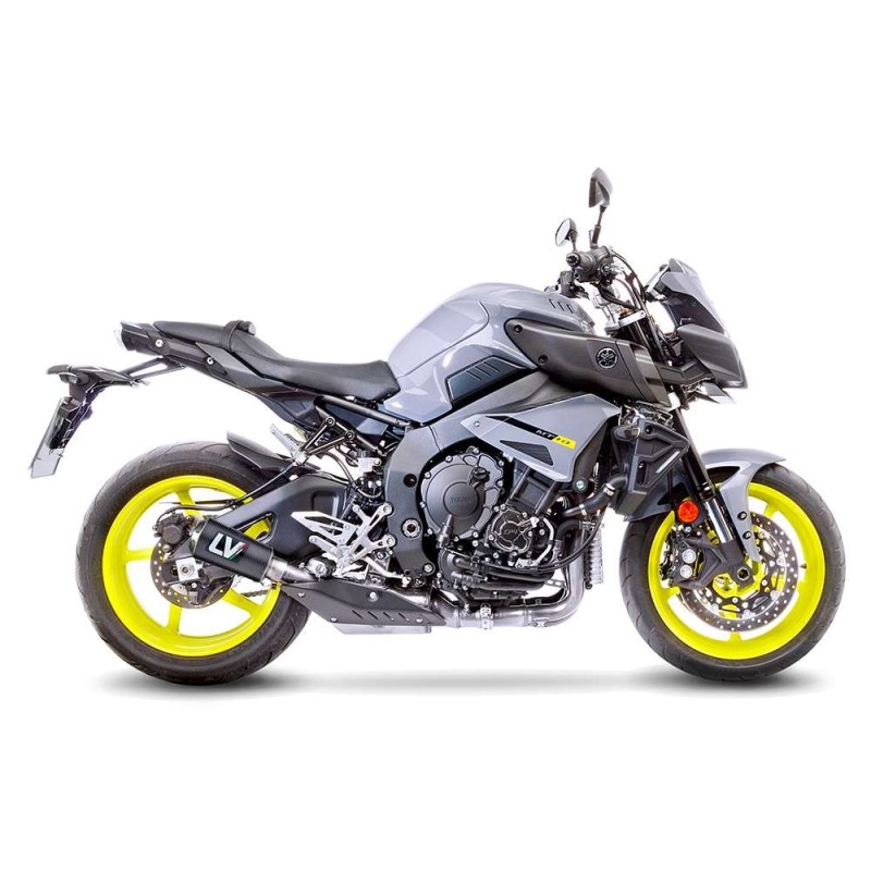 LEOVINCE TERMINALE SCARICO LV-10 CARBON FIBER YAMAHA MT-10 16-20 FIBRA DI CARBONIO