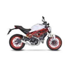 LEOVINCE AUSPUFFSCHALLDAMPFER LV-10 DUCATI MONSTER 797 17-20 EDELSTAHL