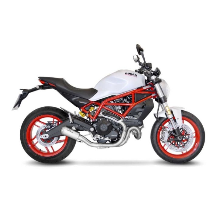 SILENCIEUX D'ECHAPPEMENT LEOVINCE LV-10 POUR DUCATI MONSTER 797 17-20 INOX