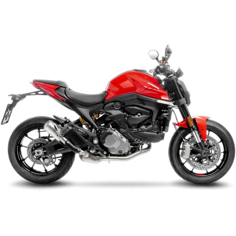 LEOVINCE AUSPUFFSCHALLDAMPFER LV-10 DUCATI MONSTER 937 21-24 EDELSTAHL