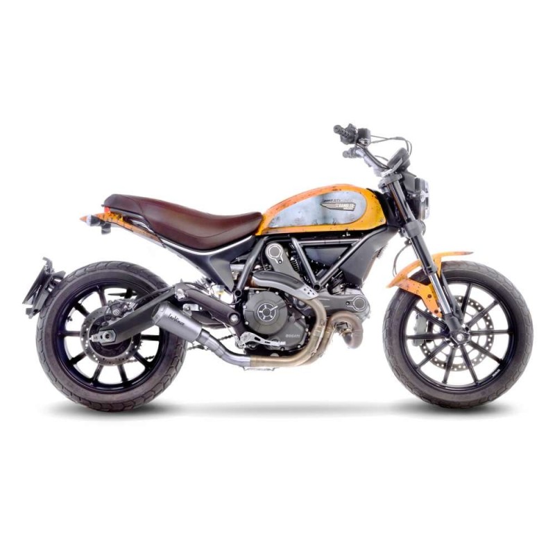 LEOVINCE AUSPUFFSCHALLDAMPFER LV-10 DUCATI SCRAMBLER 800 ICON CLASSIC 15-16 EDELSTAHL