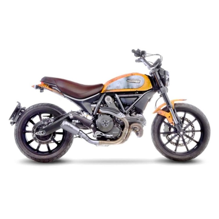 LEOVINCE AUSPUFFSCHALLDAMPFER LV-10 FUR DUCATI SCRAMBLER 800 ICON/CLASSIC 15-16 INOX