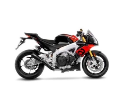 SILENCIADOR DE ESCAPE LEOVINCE LV-10 FULL NEGRO APRILIA TUONO V4 1100 FACTORY 21-24 ACERO INOXIDABLE