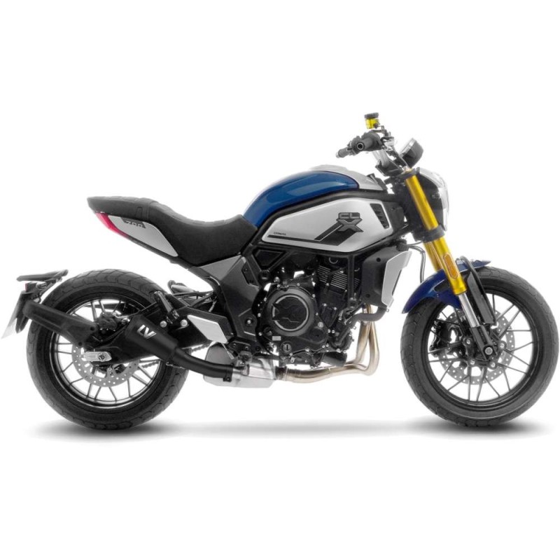 ESCAPE LEOVINCE LV-10 FULL NEGRO CFMOTO 700 CL-X HERITAGE SPORT 21-23 ACERO INOXIDABLE