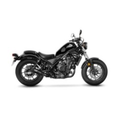 ESCAPE LEOVINCE LV-10 COMPLETO NEGRO HONDA CMX 500 REBEL 17-19 ACERO INOXIDABLE