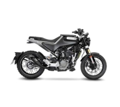 LEOVINCE TERMINALE SCARICO LV-10 FULL BLACK PER HUSQVARNA SVARTPILEN 125 21-23 INOX