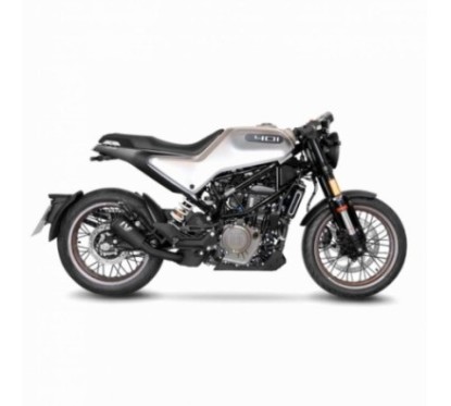 SILENCIADOR DE ESCAPE LEOVINCE LV-10 FULL NEGRO PARA HUSQVARNA SVARTPILEN 401 20-23 INOX