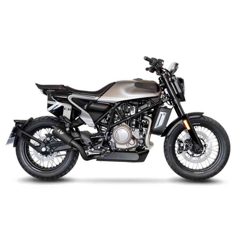 ESCAPE LEOVINCE LV-10 FULL NEGRO HUSQVARNA SVARTPILEN 701 19-20 ACERO INOXIDABLE