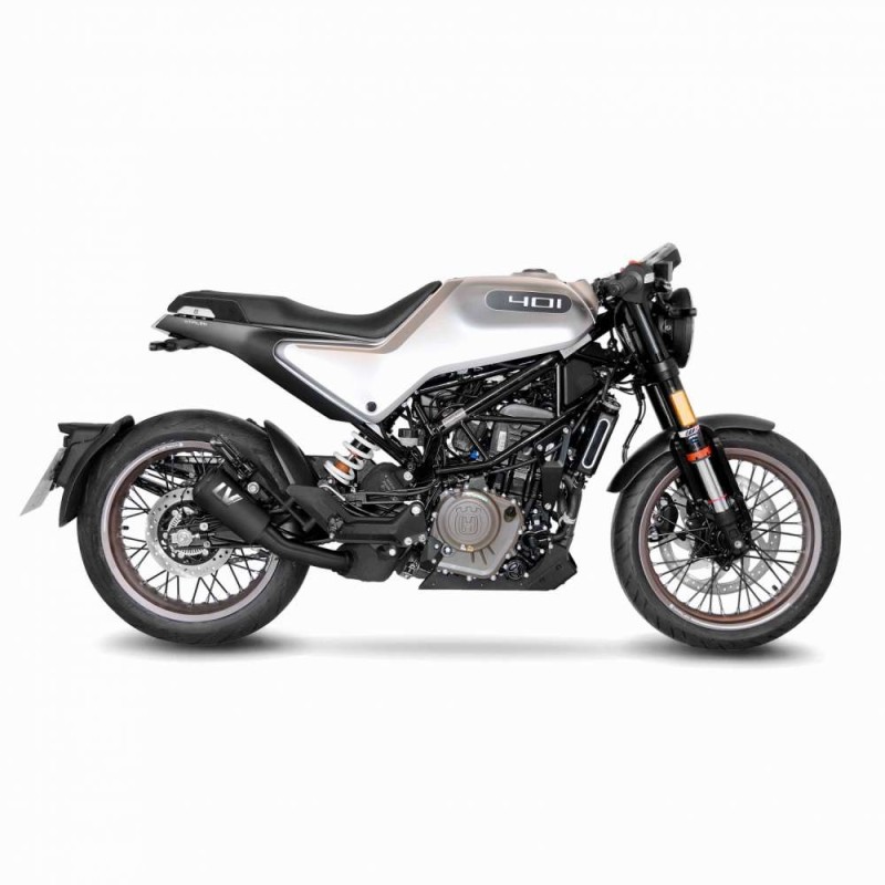 LEOVINCE TERMINALE SCARICO LV-10 FULL BLACK HUSQVARNA VITPILEN 401 20-23 ACCIAIO INOX