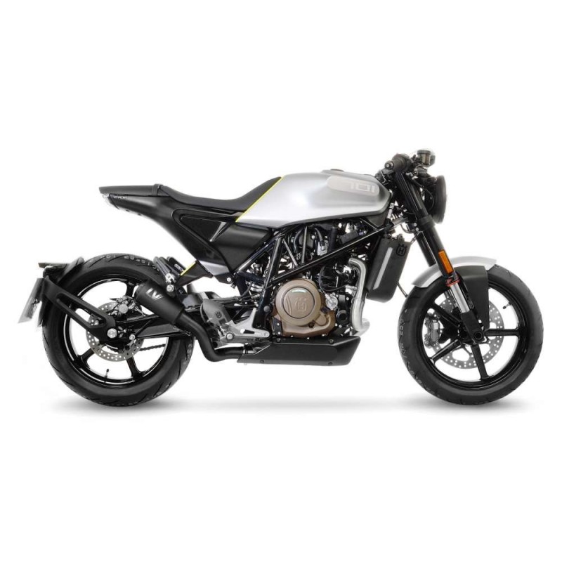 LEOVINCE TERMINALE SCARICO LV-10 FULL BLACK HUSQVARNA VITPILEN 701 18-20 ACCIAIO INOX