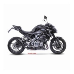 LEOVINCE AUSPUFFSCHALLDAMPFER LV-10 VOLL SCHWARZ KAWASAKI Z900 17-19 EDELSTAHL