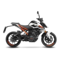 ESCAPE LEOVINCE LV-10 FULL NEGRO KTM DUKE 125 17-20 ACERO INOXIDABLE