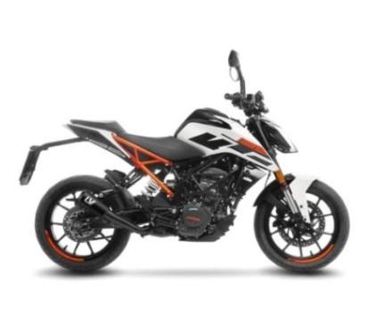 LEOVINCE EXHAUST LV-10 FULL BLACK KTM DUKE 125 17-20 STAINLESS STEEL