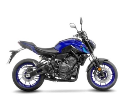 SILENCIADOR DE ESCAPE LEOVINCE LV-10 COMPLETO NEGRO YAMAHA MT-07 21-24 ACERO INOXIDABLE