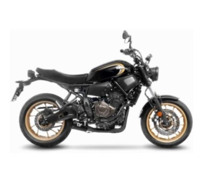 LEOVINCE AUSPUFF LV-10 VOLL SCHWARZ YAMAHA XSR700 XTRIBUTE 21-23 EDELSTAHL