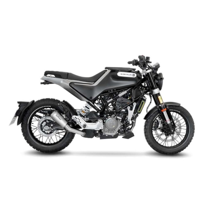 SILENCIADOR DE ESCAPE LEOVINCE LV-10 PARA HUSQVARNA SVARTPILEN 125 21-23 ACERO INOXIDABLE