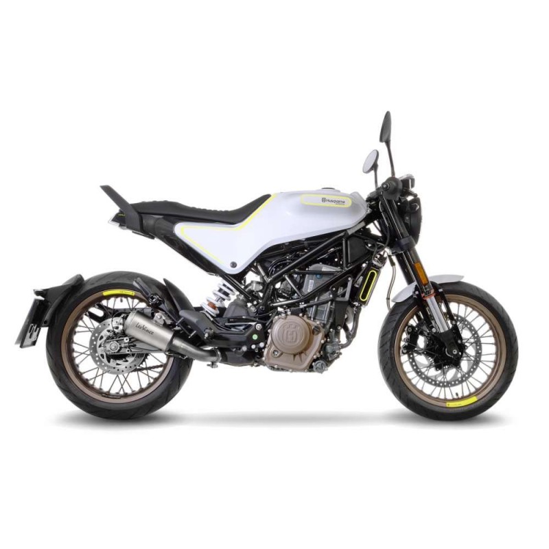 LEOVINCE TERMINALE SCARICO LV-10 PER HUSQVARNA SVARTPILEN 401 18-19 INOX