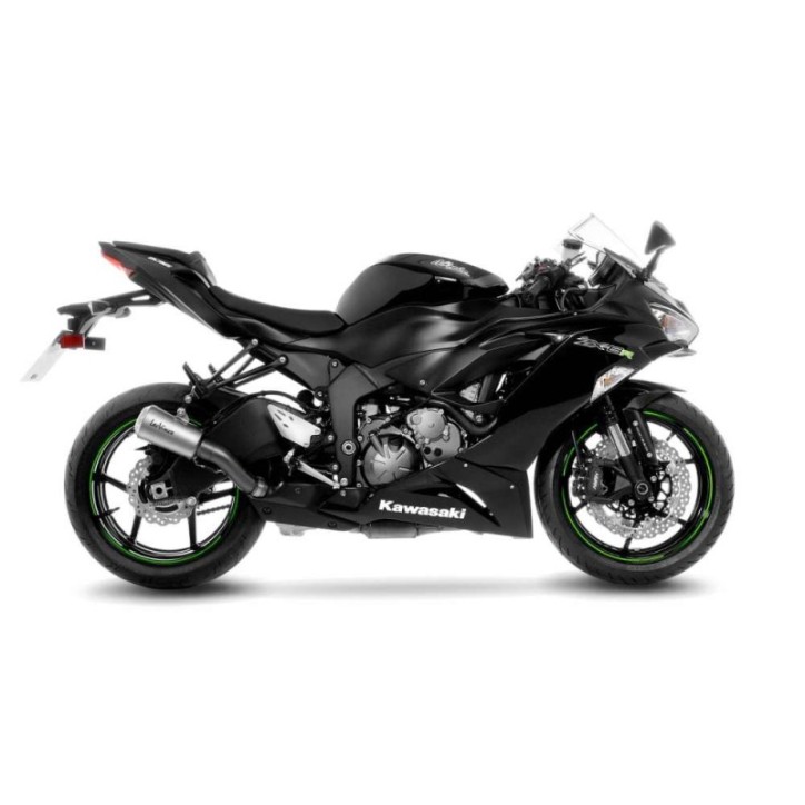 LEOVINCE TERMINALE SCARICO LV-10 PER KAWASAKI ZX-6R 636 NINJA 13-16 INOX