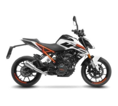 LEOVINCE EXHAUST LV-10 KTM DUKE 125 17-20 STAINLESS STEEL