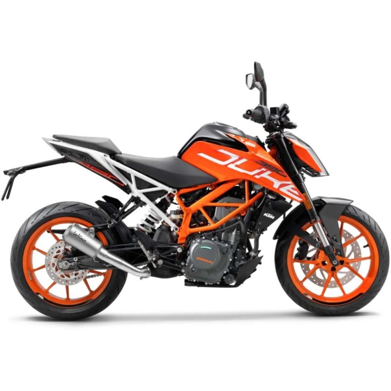 SILENCIADOR DE ESCAPE LEOVINCE LV-10 KTM DUKE 390 17-20 ACERO INOXIDABLE