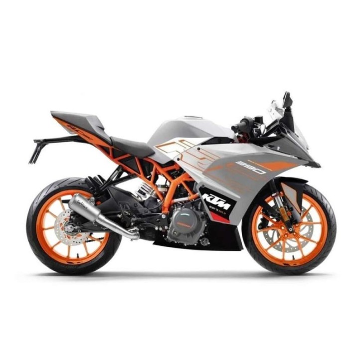 LEOVINCE EXHAUST LV-10 FOR KTM RC 390 17-20 STAINLESS STEEL