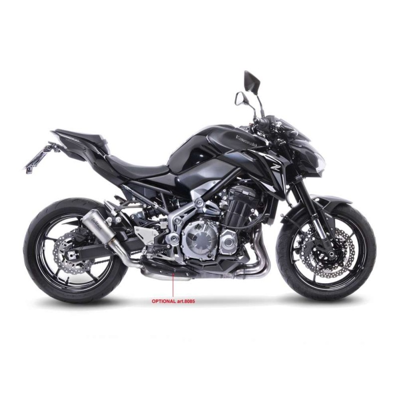 LEOVINCE TERMINALE SCARICO LV-10 TITANIUM KAWASAKI Z900 17-19 TITANIO