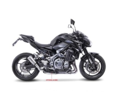 LEOVINCE TERMINALE SCARICO LV-10 TITANIUM KAWASAKI Z900 17-19 TITANIO