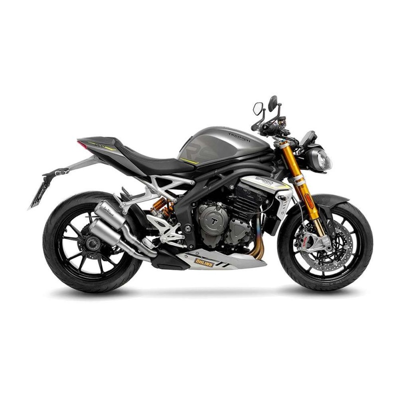 LEOVINCE AUSPUFF LV-10 TRIUMPH SPEED TRIPLE 1200 RR 22-24 EDELSTAHL