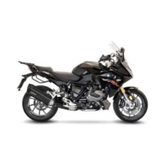 LEOVINCE AUSPUFFSCHALLDAMPFER LV-12 BLACK EDITION BMW R1250 R 19-24 EDELSTAHL