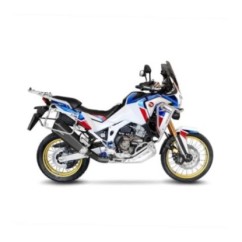 ESCAPE LEOVINCE LV-12 EDICION NEGRA HONDA AFRICA TWIN 1100 ADV. DEPORTE DCT 20-23 ACERO INOXIDABLE